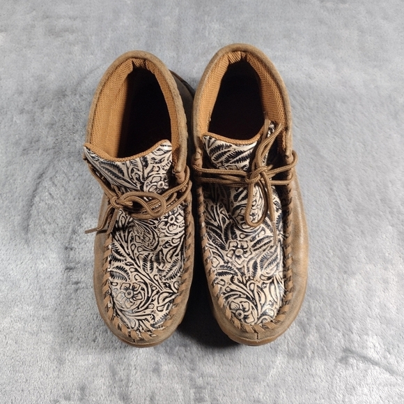 Twisted X Shoes - Twisted X Chukka Driving Moc Brown Womens Size 5.5M